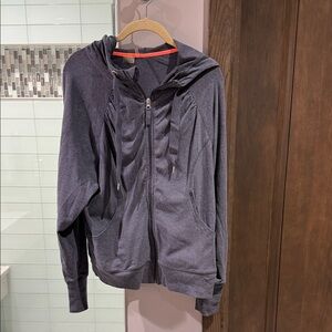 Zella Charcoal Zip-Up Hoodie